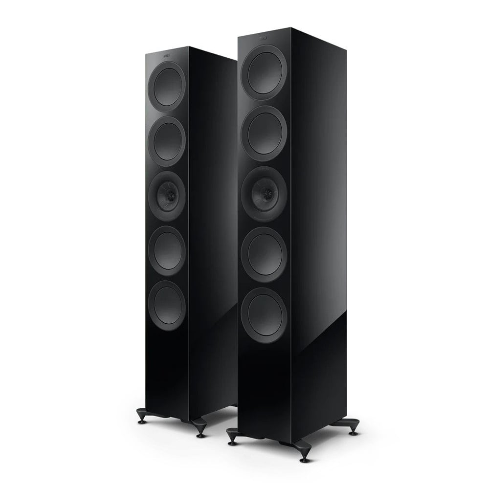 KEF R11 Meta Floorstanding Speakers Black Ex Display