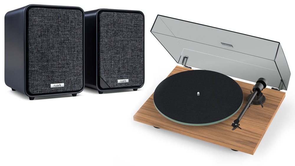 Project T1 EVO Turntable Walnut Plus Ruark MR1 - Image 3