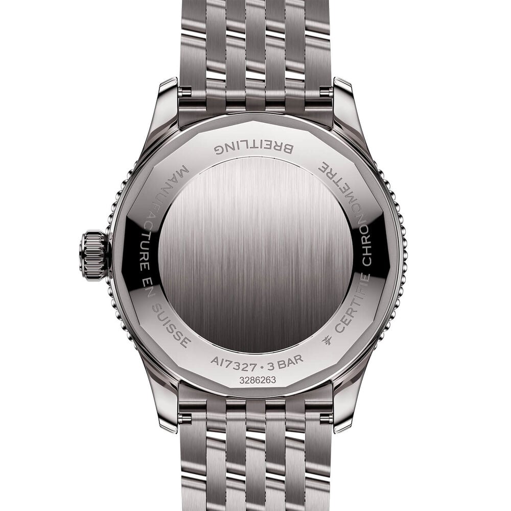 Breitling Navitimer Automatic 36mm Mother of Pearl Dial Steel Bracelet Watch image number 3