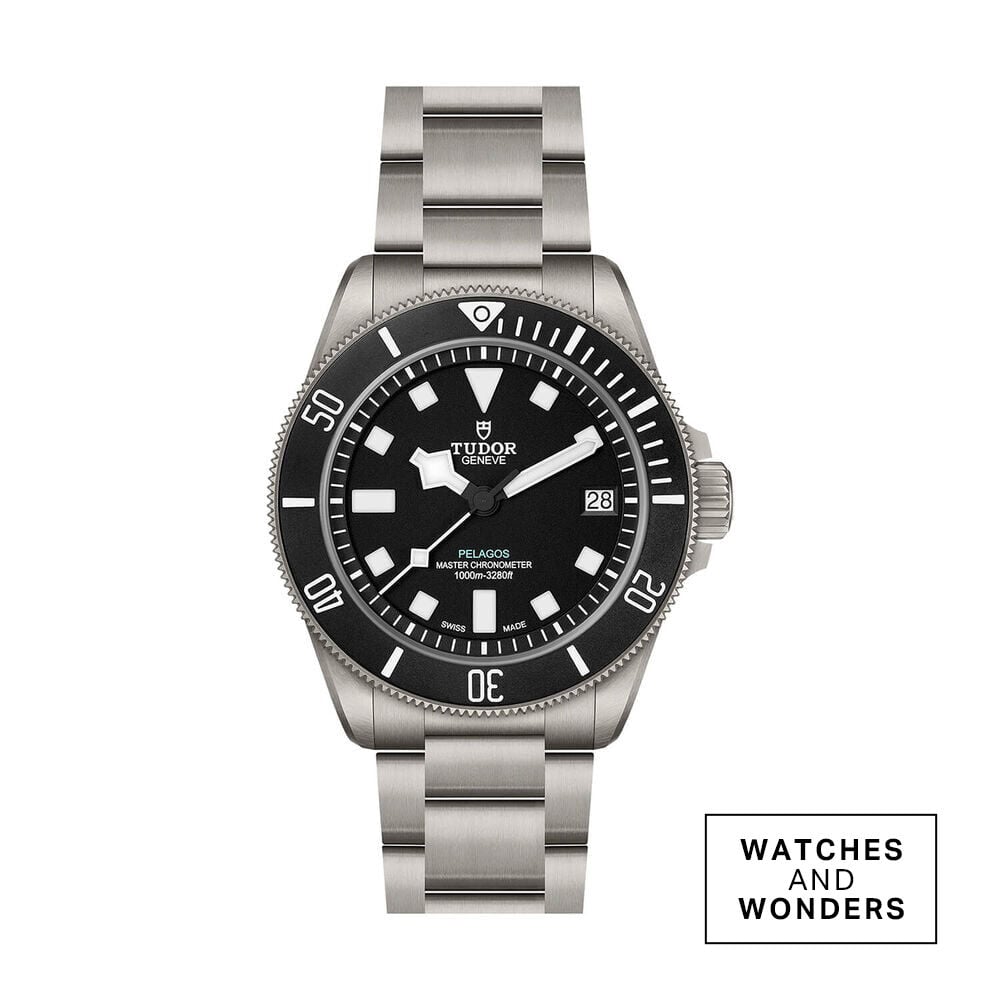 TUDOR Pelagos Ultra 43mm Black Dial Titanium Bracelet Watch image number 0