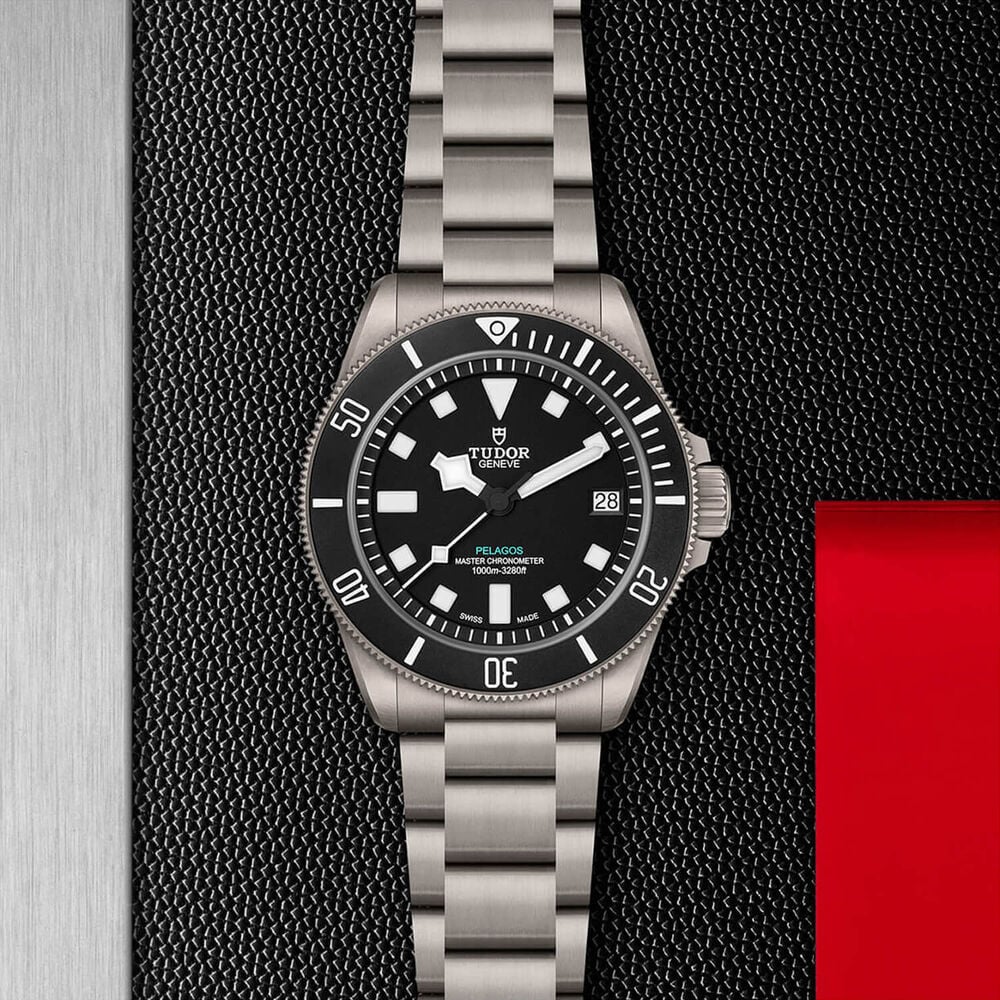 TUDOR Pelagos Ultra 43mm Black Dial Titanium Bracelet Watch image number 2