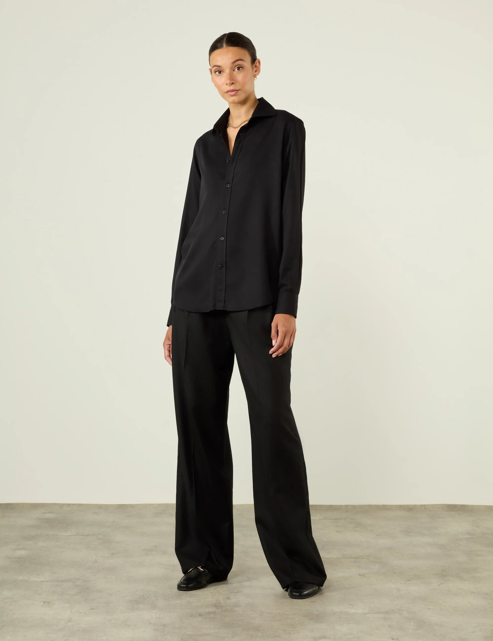 The Boyfriend: TENCEL™ Lyocell, Black - Image 4