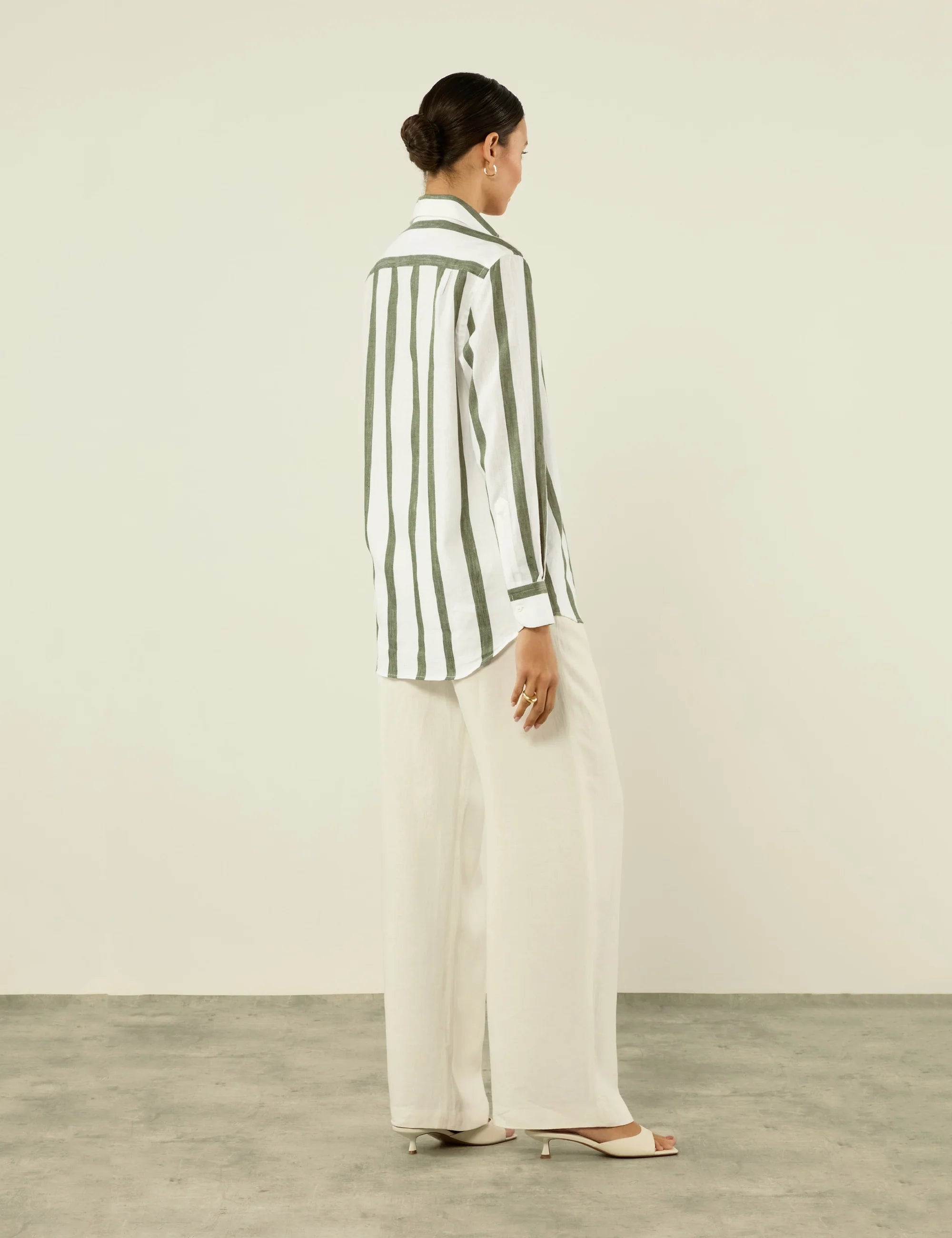 The Boyfriend: Weave, Khaki Stripe - Image 6