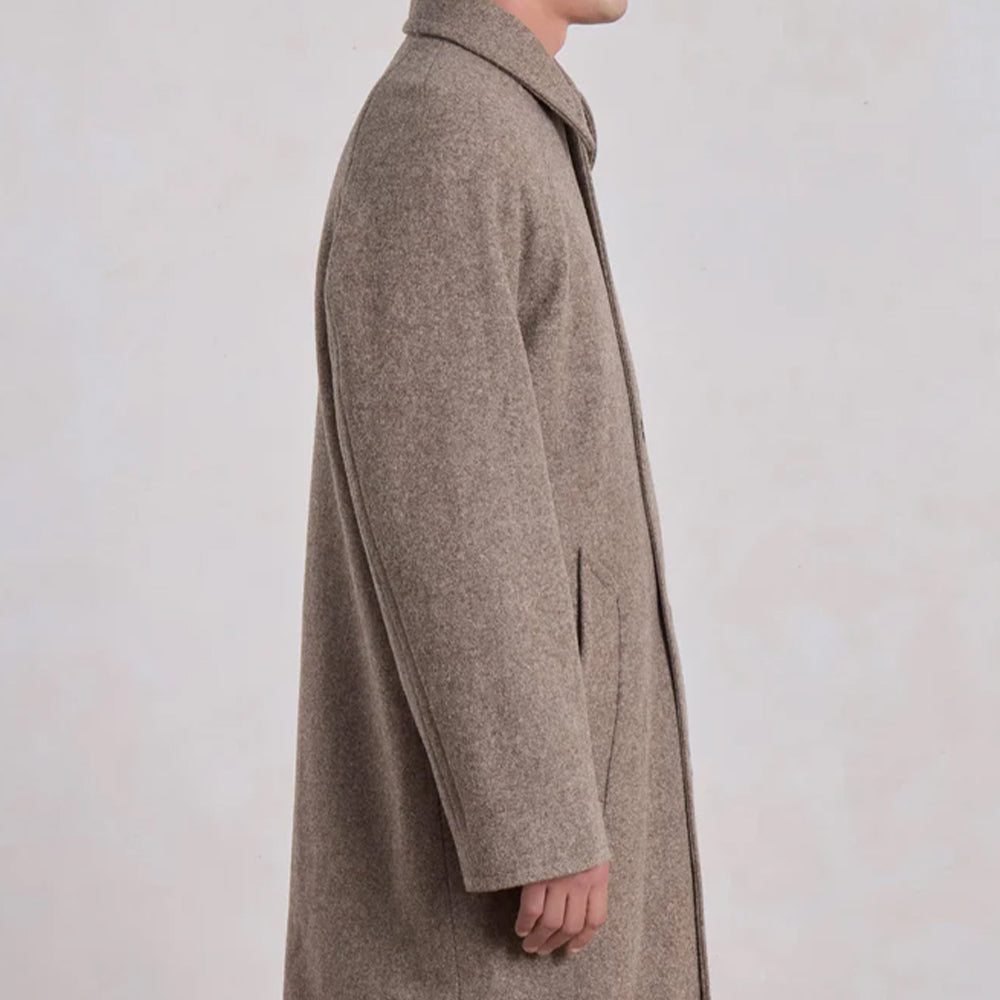 Museum Garments - Manteau Car Coat Raglan - Beige Chiné - Image 5
