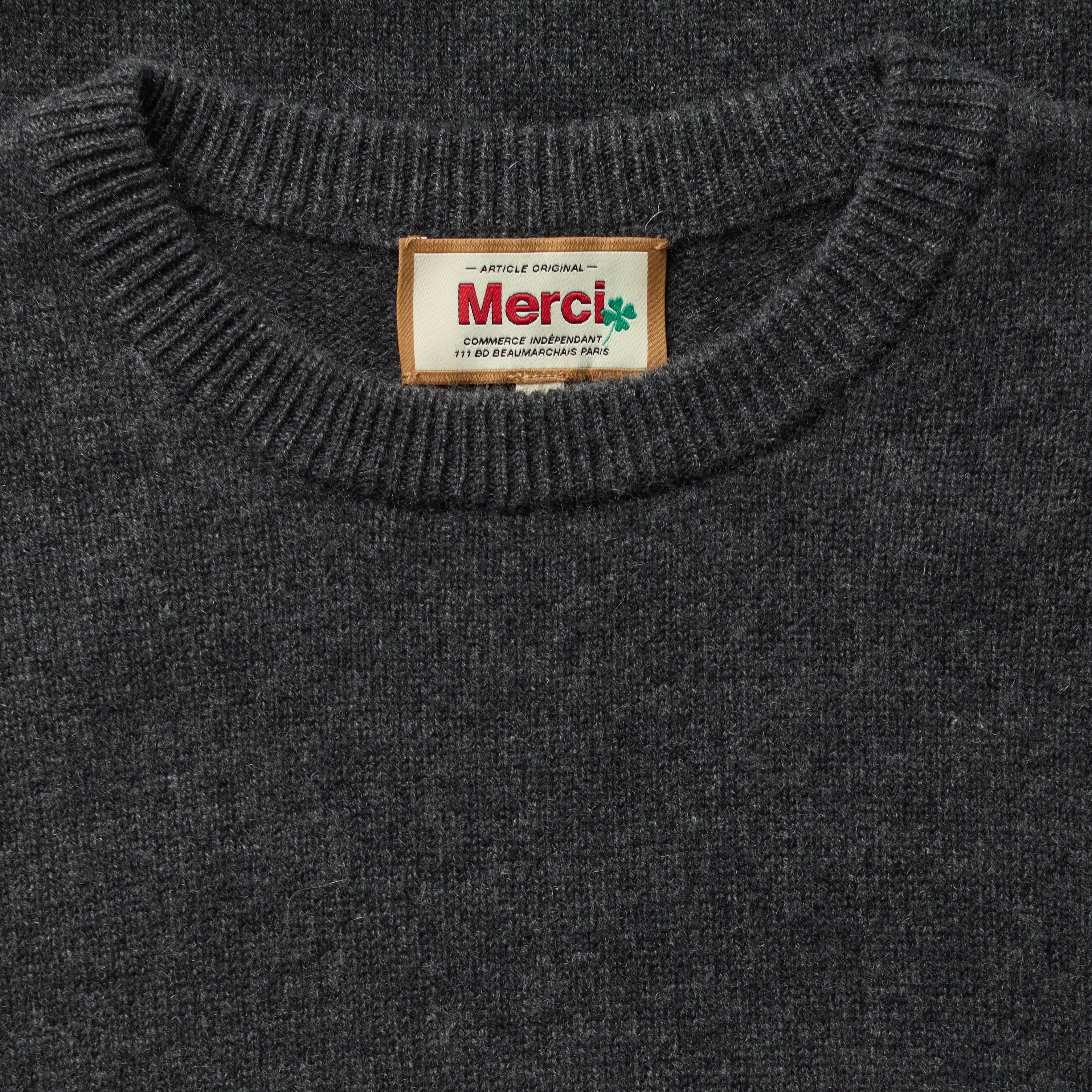 Merci - Pull en cachemire Claudio - Anthracite - Image 7