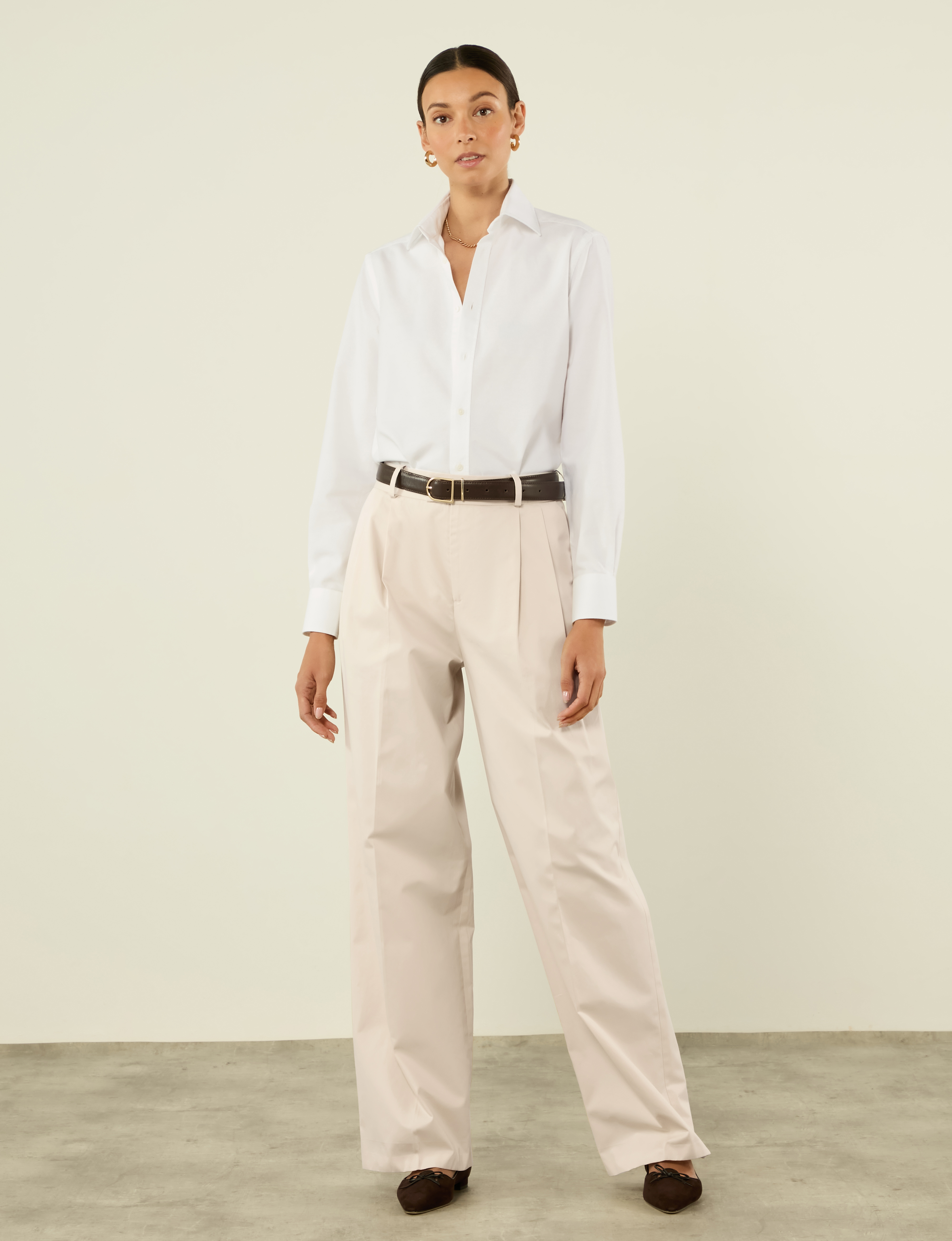 Rampling Trouser: Cotton, Fawn - Image 5