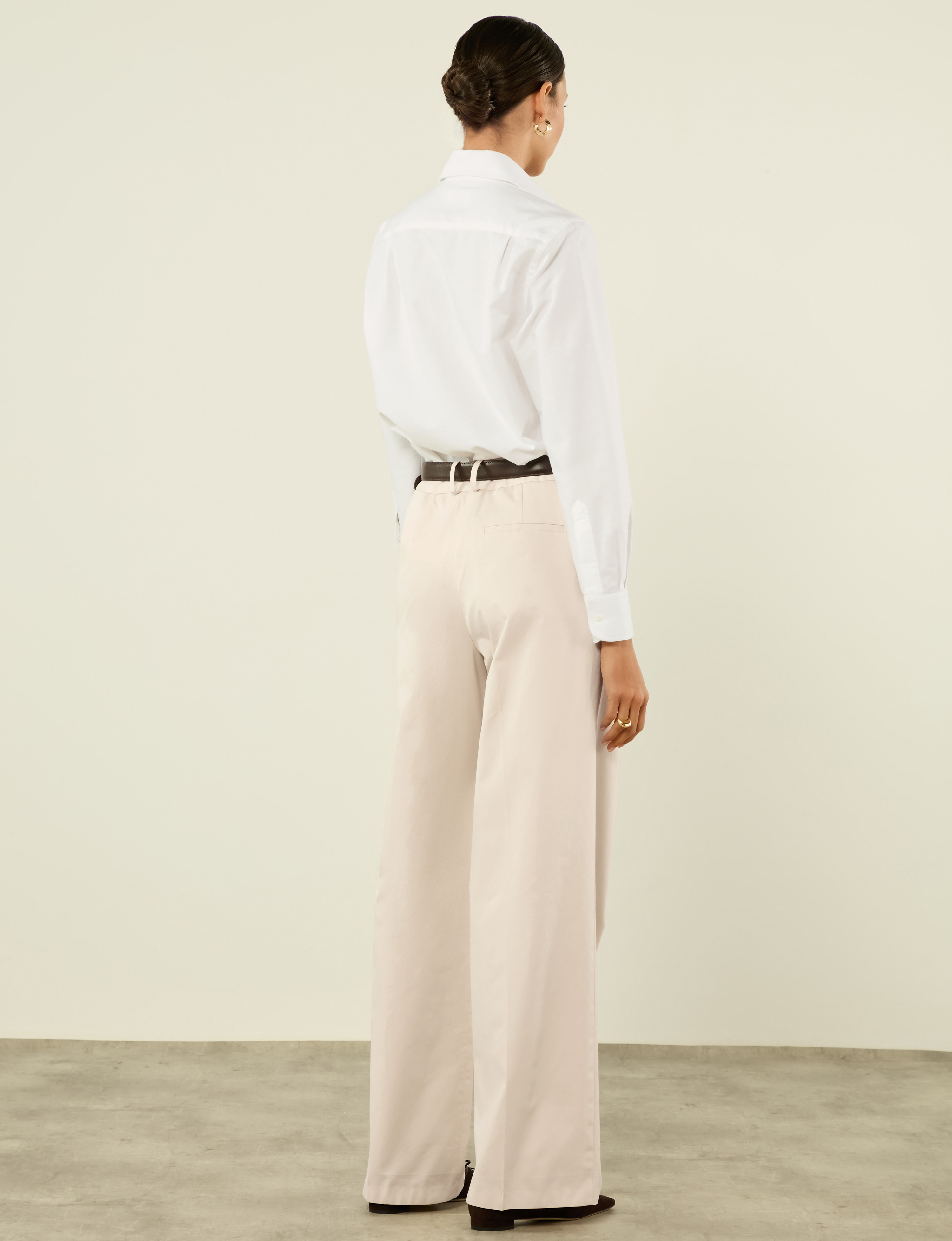 Rampling Trouser: Cotton, Fawn - Image 7