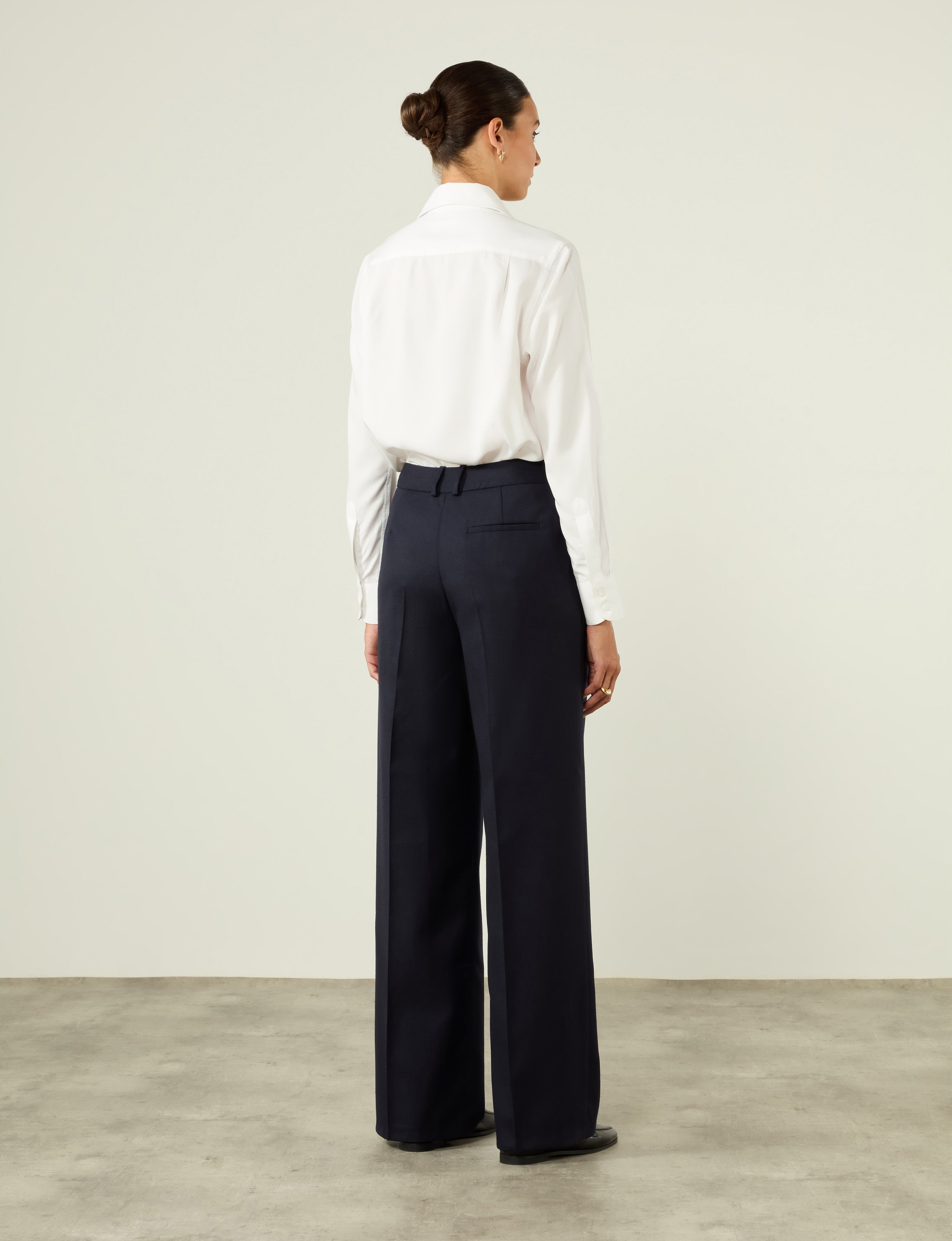 Rampling Trouser: Wool, Navy - Image 6