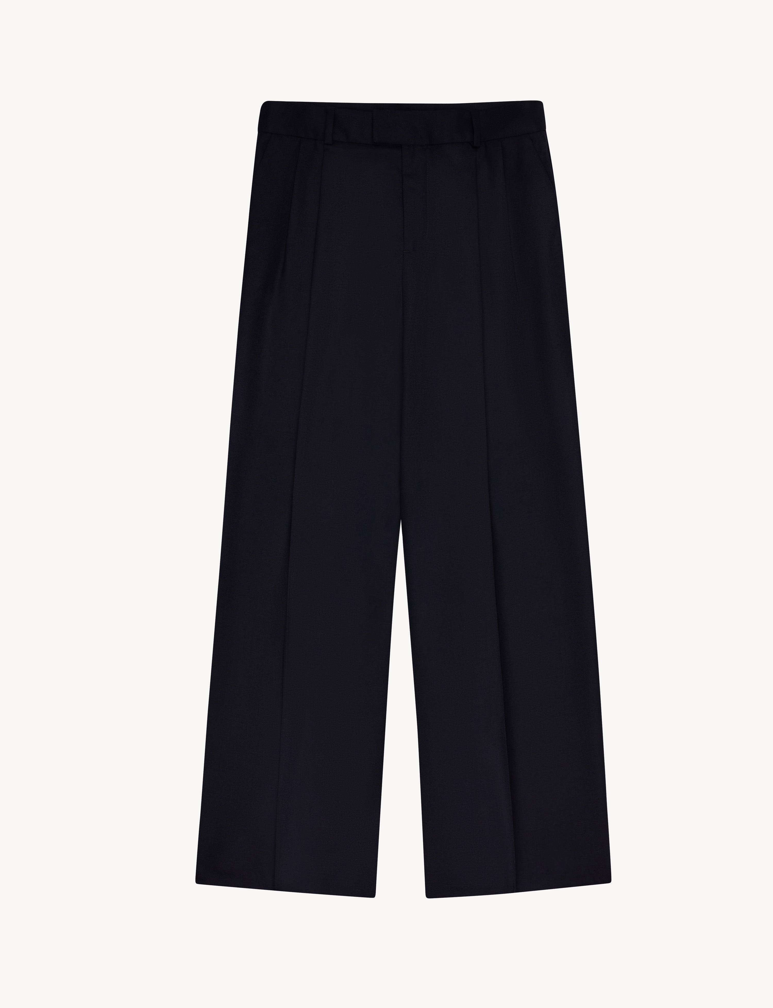 Rampling Trouser: Wool, Navy - Image 3
