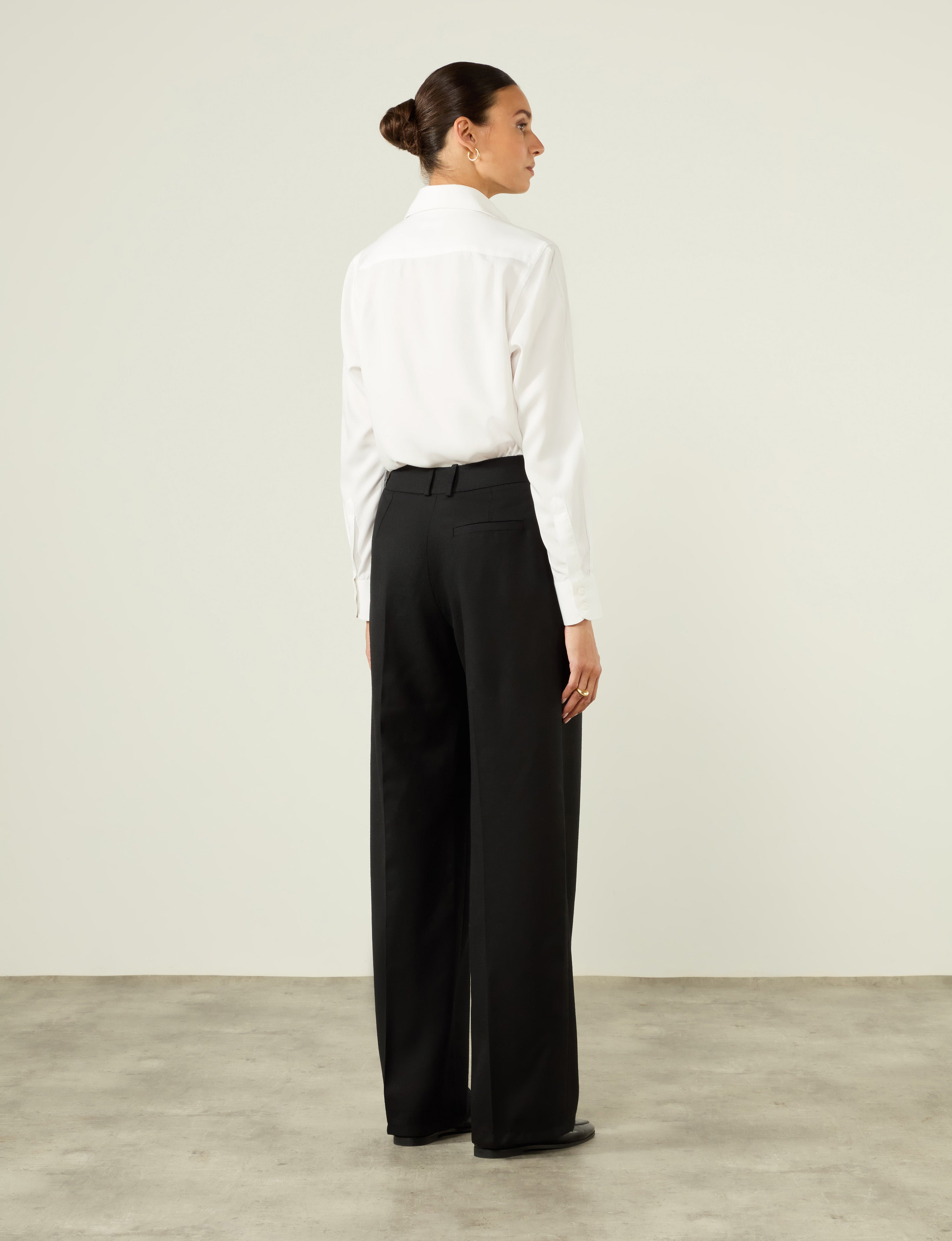 Rampling Trouser: Wool, Black - Image 6