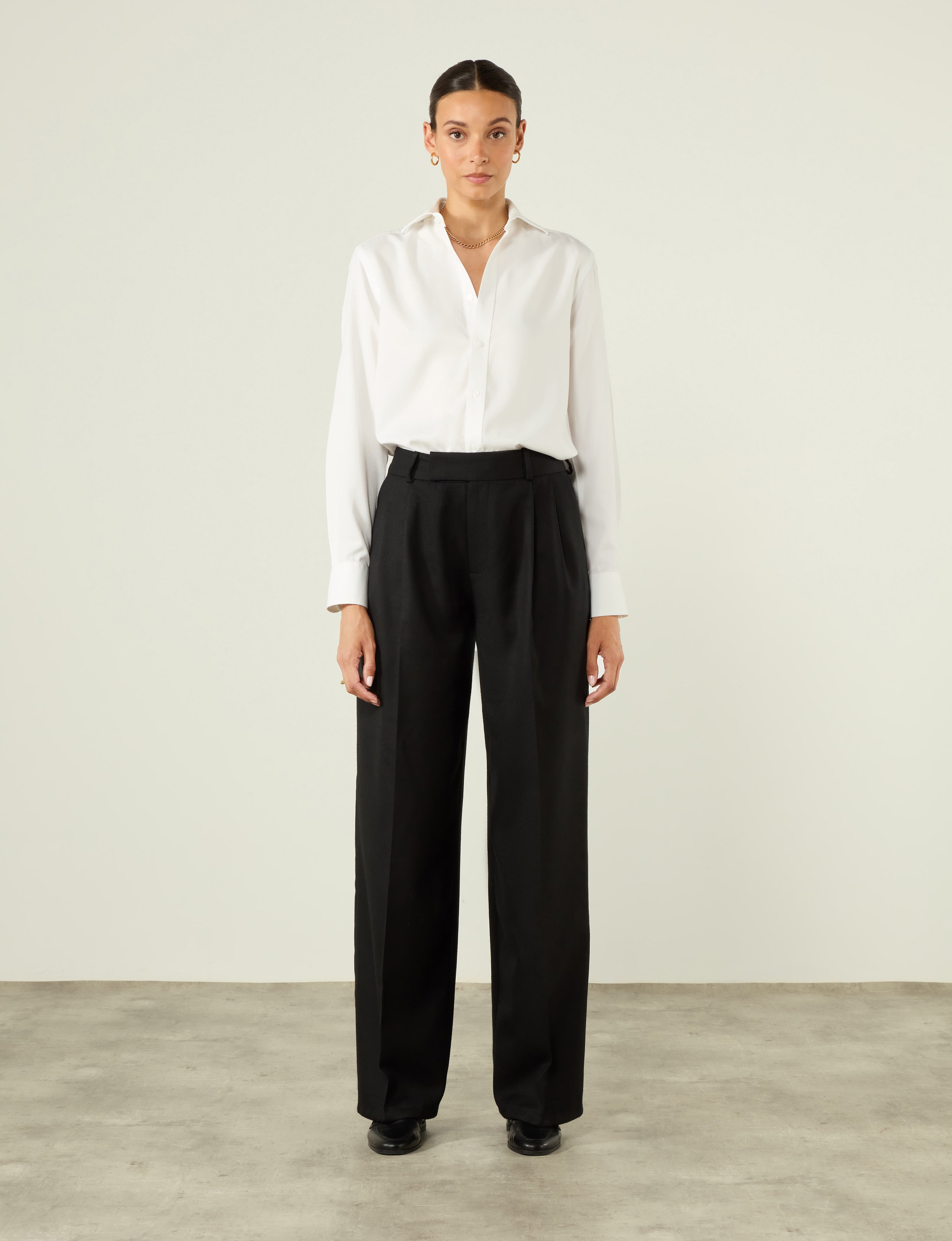 Rampling Trouser: Wool, Black - Image 4