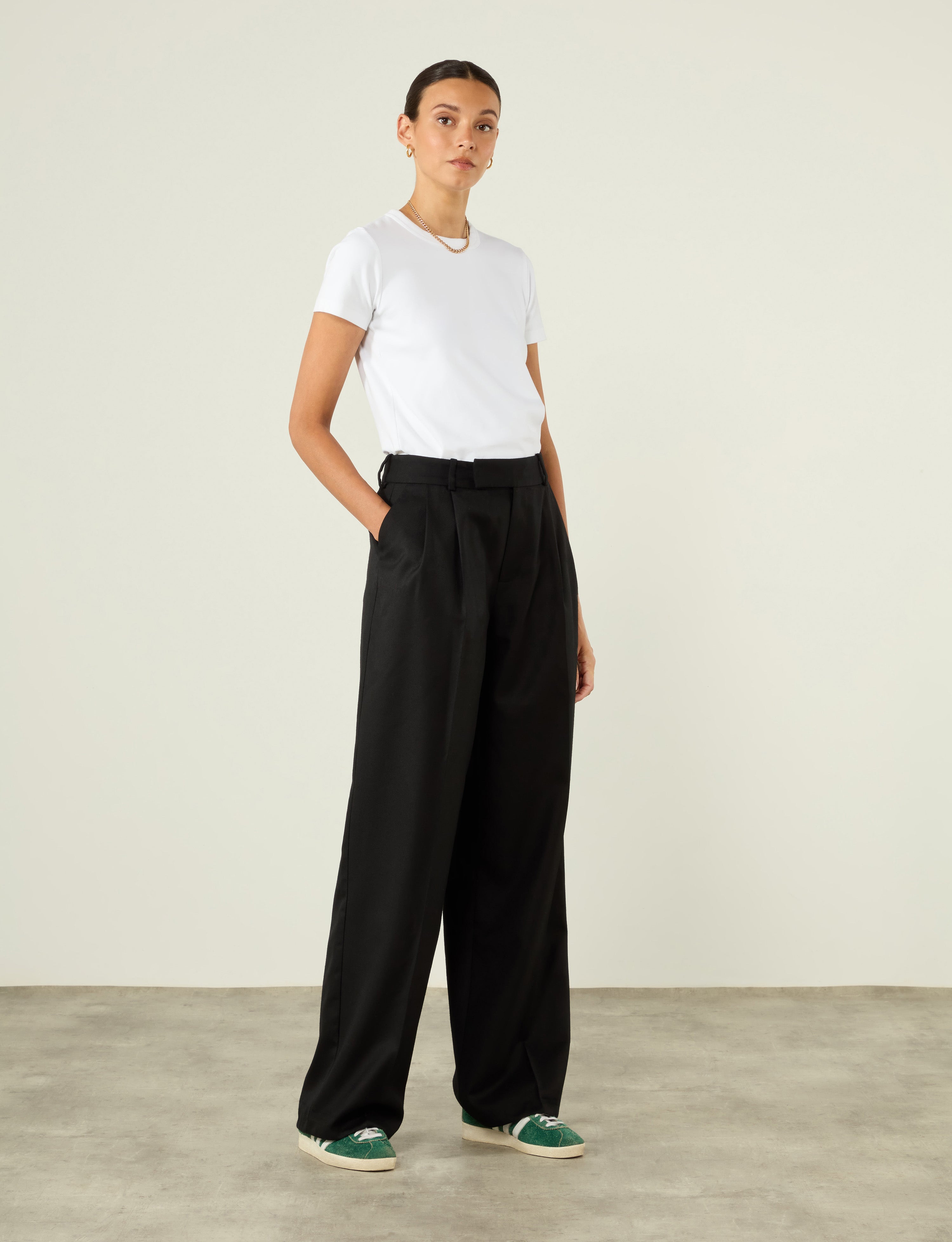 Rampling Trouser: Wool, Black - Image 2