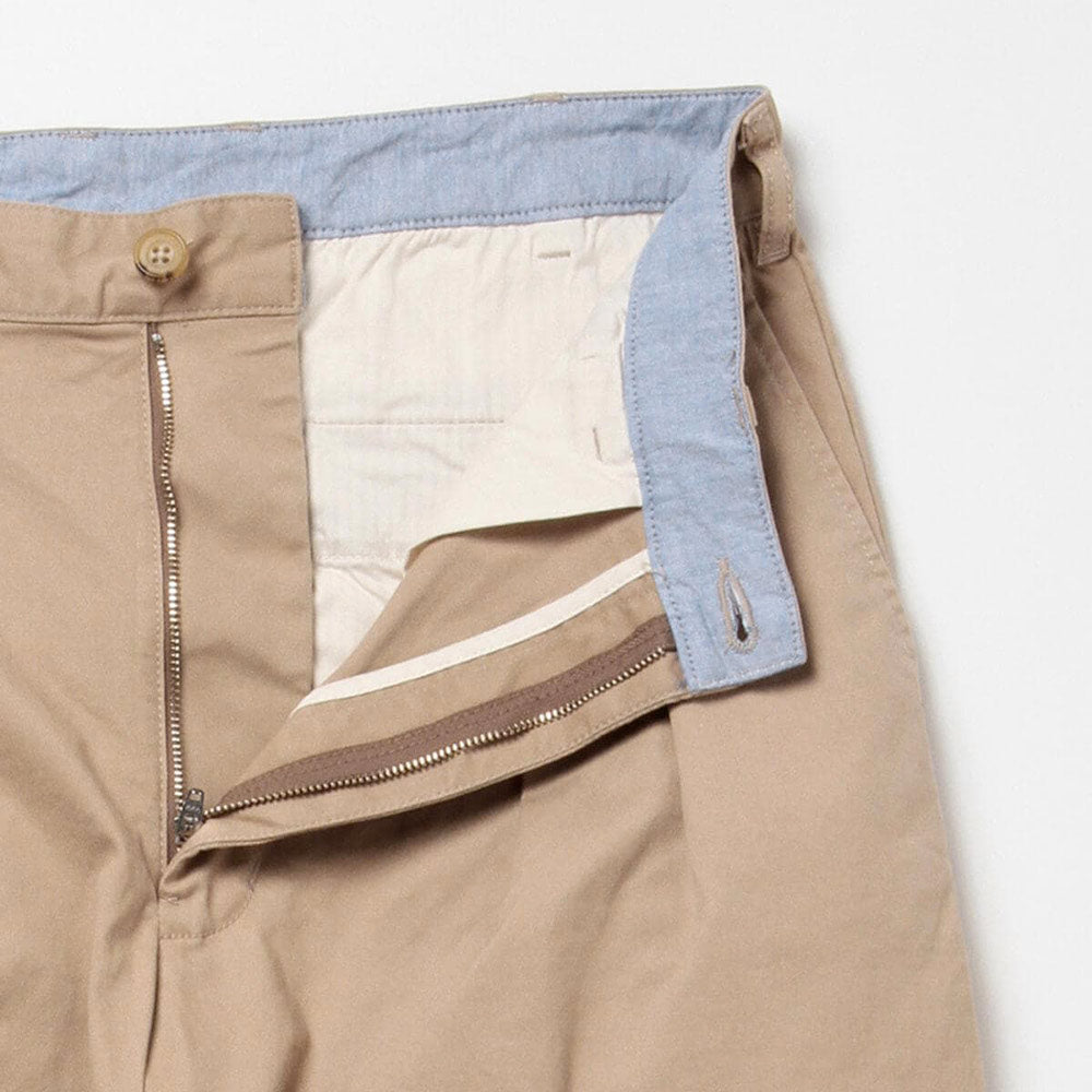 Beams Plus - Pantalon ? pinces - Beige - Image 3